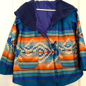 Poncho coat